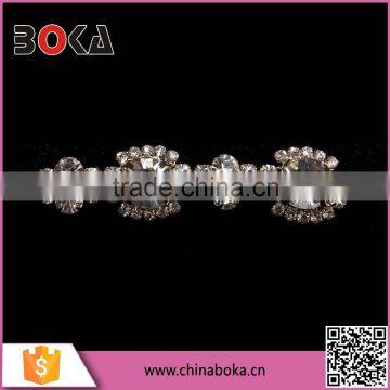 BOKA clear rhinestone cup chain trimming