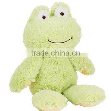 Good Sale Stuffed Animal Cheap and Cute Soft Plush Green Frog Toy photo-2