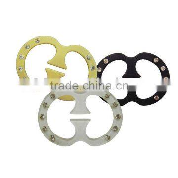 bra clip strap with rhinestones