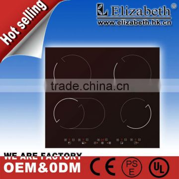 2012 new kitchen cooker 4 burner electric ceramic hob cooker/cooktop hot plate(CK-403)