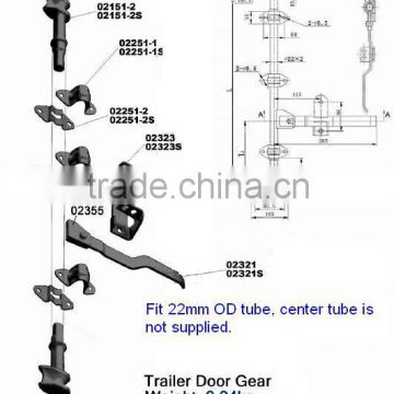 truck rear door locking set,