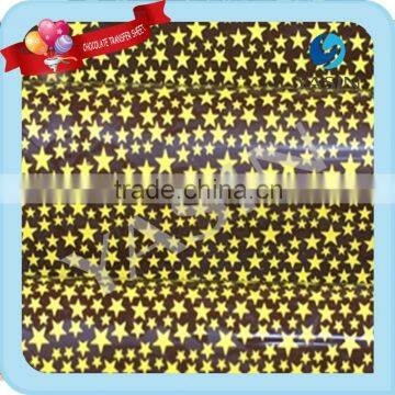 Irregular Star Transfer Sheets for Chocolates