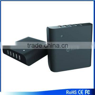 New prodcuts Intelligent IC Mobile USB Desktop Charger 5 Ports USB Wall Charger For iPhone 6/ 6 Plus