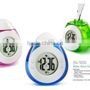 Promotional Latest Technology Smart Water Power Clocks Alarm Magical Clock Digital Display Clocks