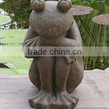 Frog Eyes Statue-stone sculpture-pond & water garden accent- Great Gift Idea!