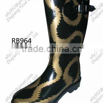 woman rain boots