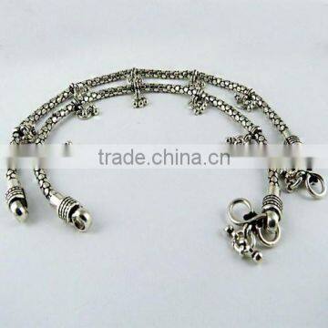 Fantastic !! Oxidized Plain 925 Sterling Silver Anklet, Fine Silver Jewelry, Online, Sale Silver Jewelry photo-4