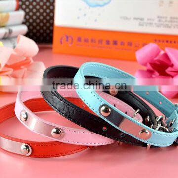 Personalized Pet Dog Collars With Name Plate