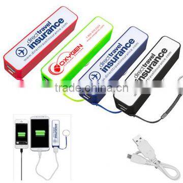 Square mobile power bank custom logo