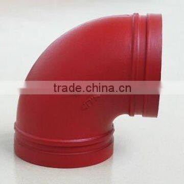 Ductile iron groove lock fittings