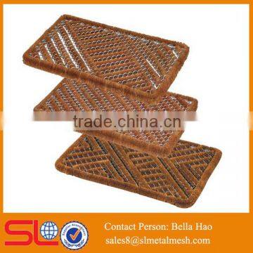 Factory supply coir and steel door mat good price