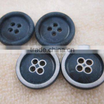 Sedex Audited Factory 2 Pillar Burnt Rim 4 Holes Fire Proof Urea Button, Urea Button for Suit photo-3
