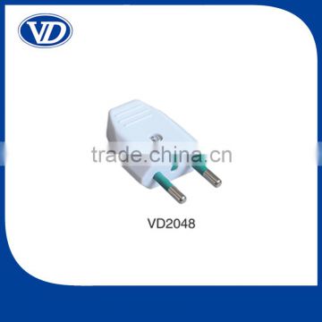 European plug/ 2 round pin plug VD2043