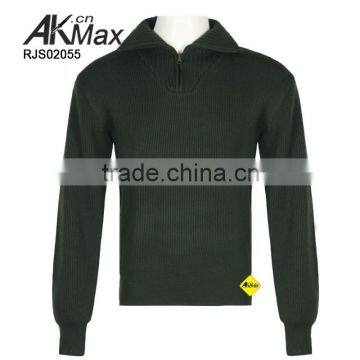 Men's Army Acrylic Wool Military Pullover Sweater For Outdoor Hunting