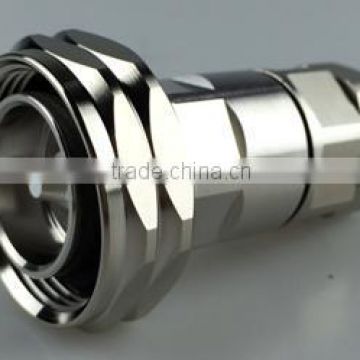 High version - Din Male straight connector for 1/2'' flexible RF coaxial cable for mobile communication