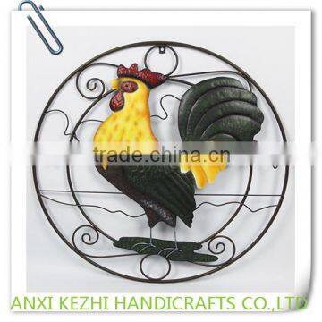 Metal Rooster Wall Decor