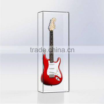 Modern Design Wall Mounted Acrylic Guitar Display Cabinet