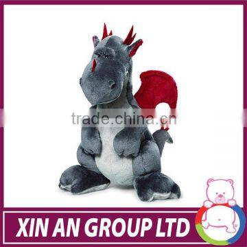 2015 shanghai xinan Custom design high quality plush red dinosaur toy