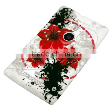 Hot selling printed hard back cover case for Nokia lumia 925