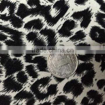 wholesale Popular leopard print linen fabric