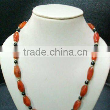 Carnelian Gemstone necklace