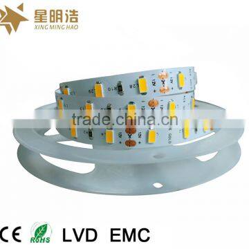 DC 12V/24V SMD 5630 60 LEDs/M 1800LM/M white PCB with CE/RoHS/LVD battery/solar powered led strip light