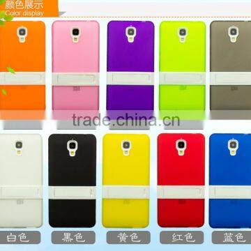 Keno Slim Fit Hybrid Flexible TPU Armor Defender Case With Kickstand for Xiaomi 4 photo-6