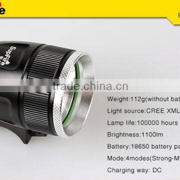 SupFire New Model Rechargeable Waterproof LED Headlamp and Bicycle Light photo-2