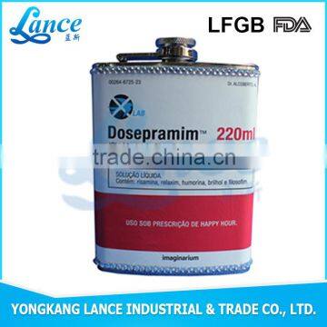 Buy Logo Hip Flask High Quality Unique Creative Print Logo Hip Flask photo-3