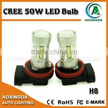 Automotive LED fog light bulb for car and truck H8 CREE 50W