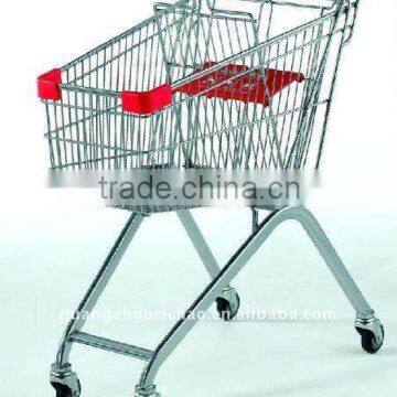 European Hot Style Shopping Trolley/Shopping Cart in supermarket