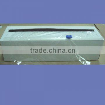 Innovative slide cutter of plastic wrap packing box