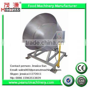 Coated nut processing machine
