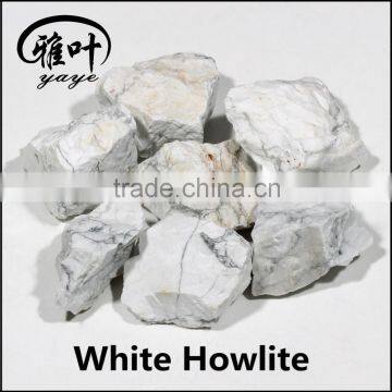 White Howlite Rough Stone Emerald Gemstone Gifts