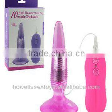 Sex Toys 10 Mode Twister Vibrating Anal Plug