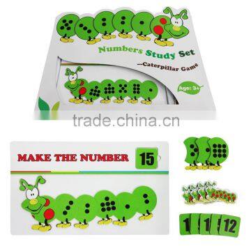 Caterpillar Number Study Set number adding counting logical analysis development