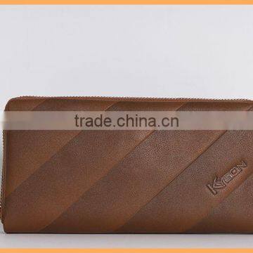 Unique style top grade leather elegant wallet for men