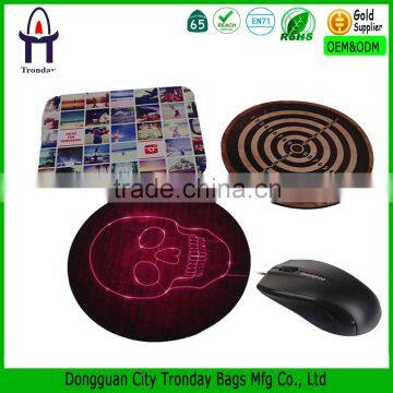 Eco-friendly rubber mouse pad customized shape and printing mouse pad mat