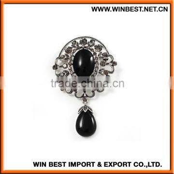 China wholesale new design rhinestone brooch, cheap brooches,bulk brooches