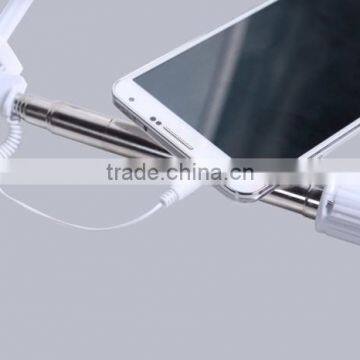 Wired Selfie Stick Handheld Monopod Built-in Shutter Extendable With Fold Holder For IPhone Samsung Smartphone Any Phones Camera photo-3