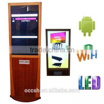 40 Inches High Quality Ultra Thin Android Wifi Vertical Kiosk, LED Advertising Display Screen