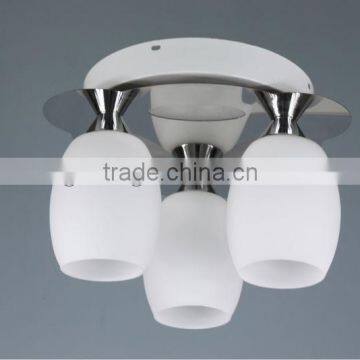 opal 3 glass ceiling lamp with led