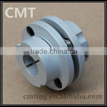 Aluminum flexible single steel disc couplings clamp type for servo motor