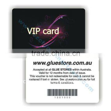 Free design plastic pvc vip card