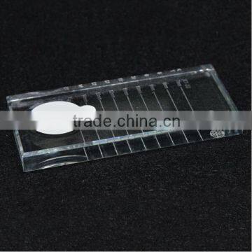 2-In-1 Crystal Glass Adhesive Glue Pallet Holder for Eyelash Extensions photo-5