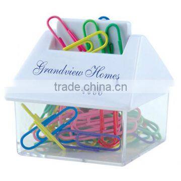 Plastic House Paper Clip Dispenser