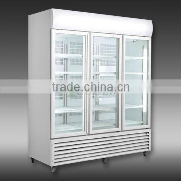 300 - 1400 LITERS THREE GLASS DOORS COMMERCIAL BEVERAGE COOLER