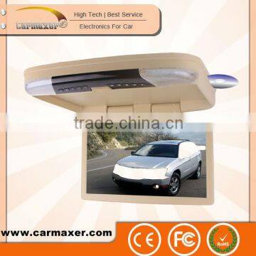 16.4 Inch Flip Down Car monitor With SD/USB slot Adjustable Car Roof Mount dvd player
