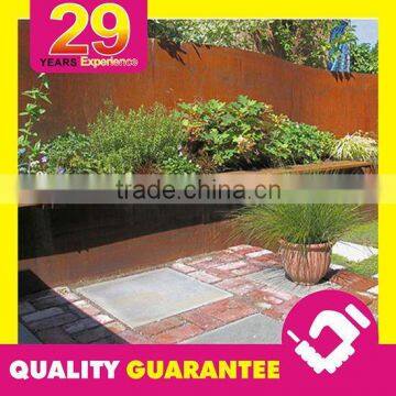 Creative Rusted Steel Corten Steel Pipe Garden Planter photo-2