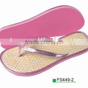 EVA fashion straw flip flops